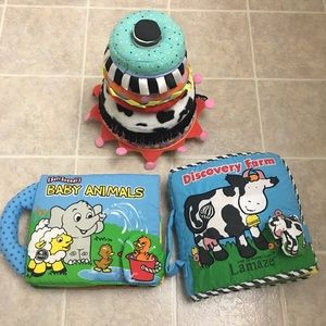 Lamaze Baby Bk,Stacker,Addt’l Bk+Cookie Monster+